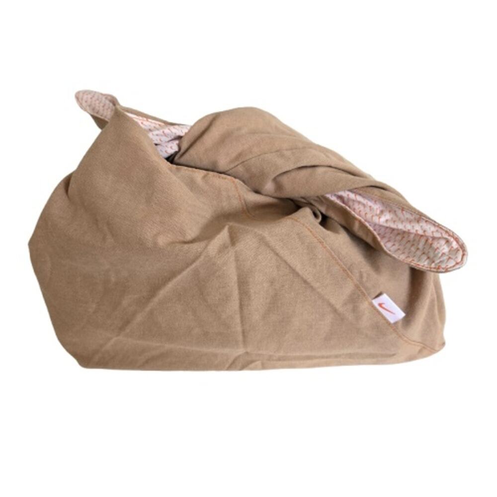 Nike Furoshiki Knot Bag Tan Orange Swoosh Tote